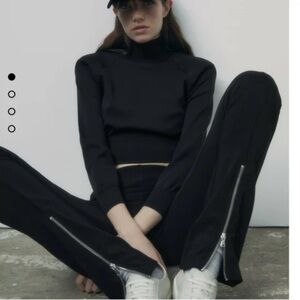 Zara Elegant Black Women's Pants